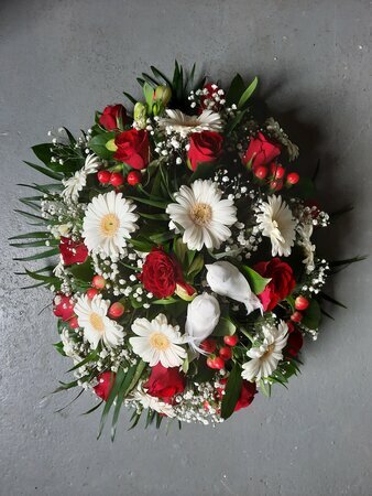 rouwarrangement 27-S 65cm