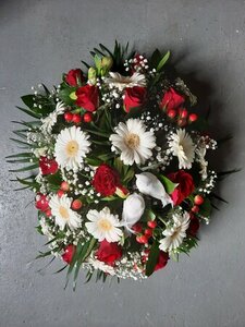 rouwarrangement 27-S 65cm