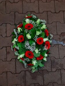 rouwarrangement 36-S 65cm