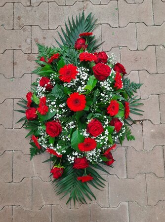 rouwarrangement 42-L 100cm