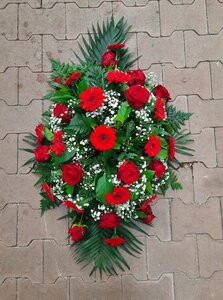 rouwarrangement 42-L 100cm