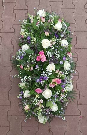 rouwarrangement 43-L 100cm - afbeelding 2