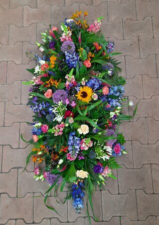 rouwarrangement 44-L 100cm