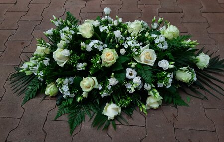 rouwarrangement 45-L 100cm - afbeelding 2