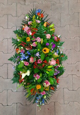 rouwarrangement 46-L 100cm