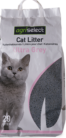 Ultra Grey - kattenbakvulling - 20 L