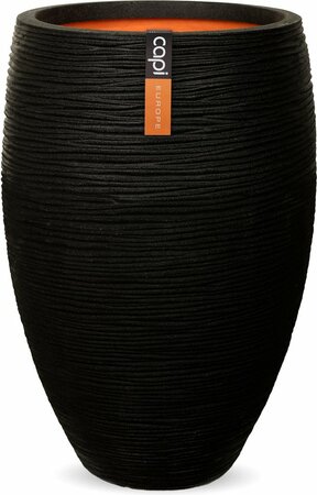Vaas elegant deluxe Rib NL 40x60 zwart