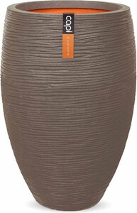 Vaas elegant deluxe Rib NL 56x85 warm taupe