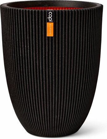 Vaas elegant Groove NL 46x58 zwart