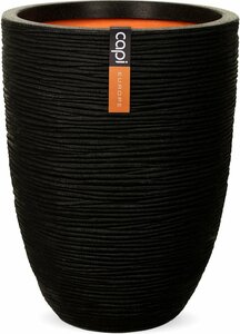 Vaas elegant rib nl d34h46cm zwart