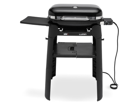 WEBER Lumin w/stand elektrisch zwart - afbeelding 1