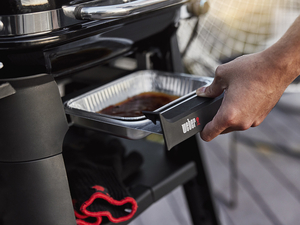 WEBER Lumin w/stand elektrisch zwart - afbeelding 3