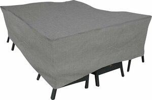 Zitgroephoes ca 225x175x100cm grijs - afbeelding 1