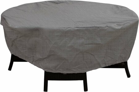 Zitgroephoes cantonic d260h100cm grijs - afbeelding 1